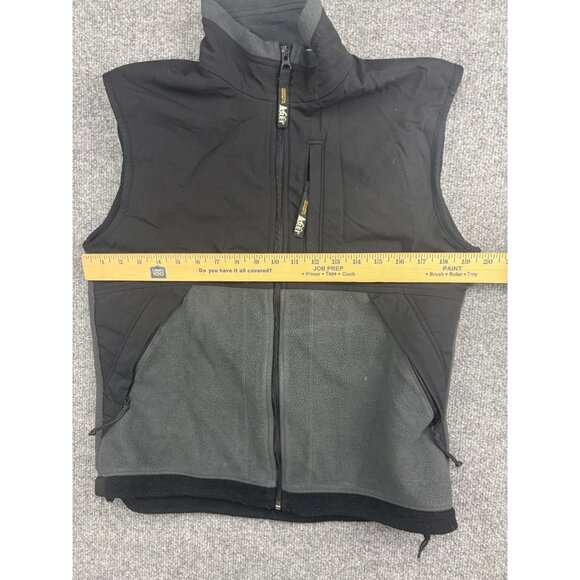 REI Vest Womens Medium Fleece Outdoor Hiking Zip Up Made in USA Jacket - Picture 4 of 6